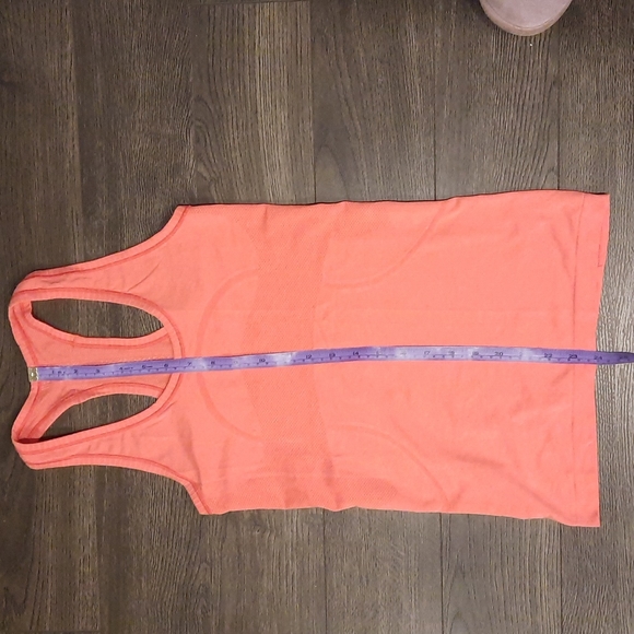 Lulu Lemon Racerback Tank Top Orange Size 4 - Picture 5 of 6